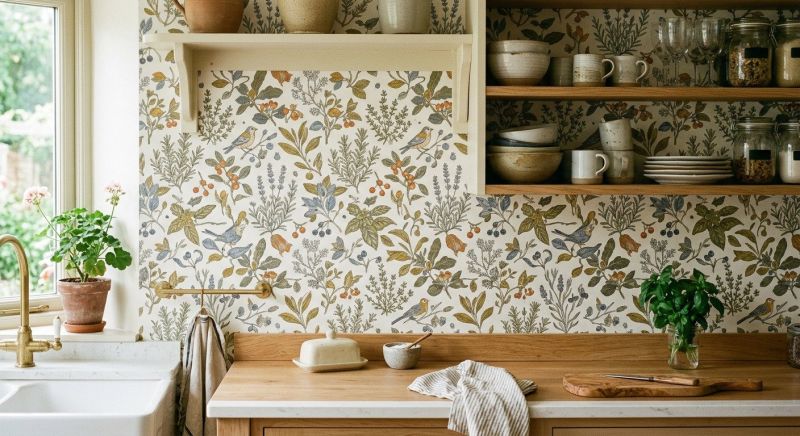 Kitchen Wallpaper Installation in Alpharetta, GA