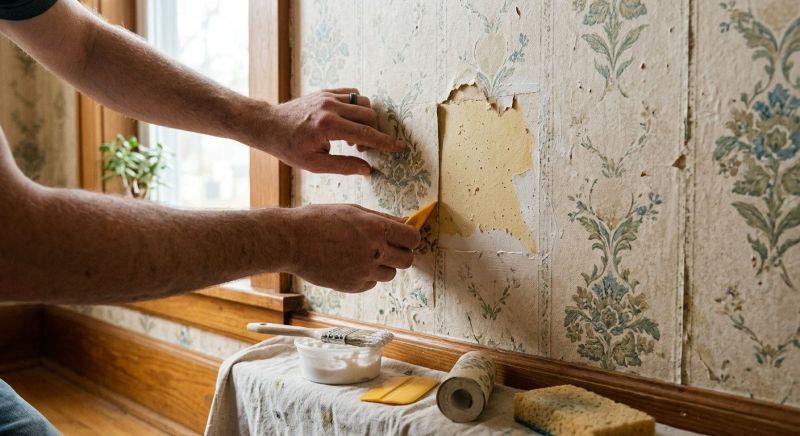 Wallpaper Repair in Roswell, GA